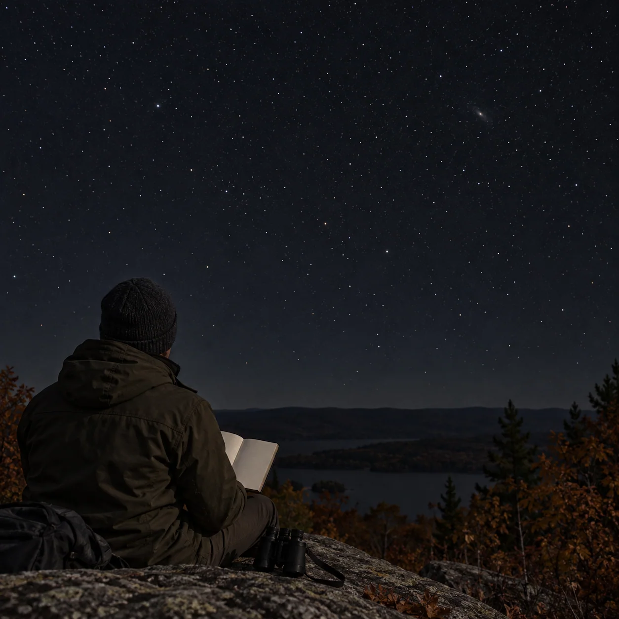 Closing illustration: A Careful First Search for the Andromeda Galaxy