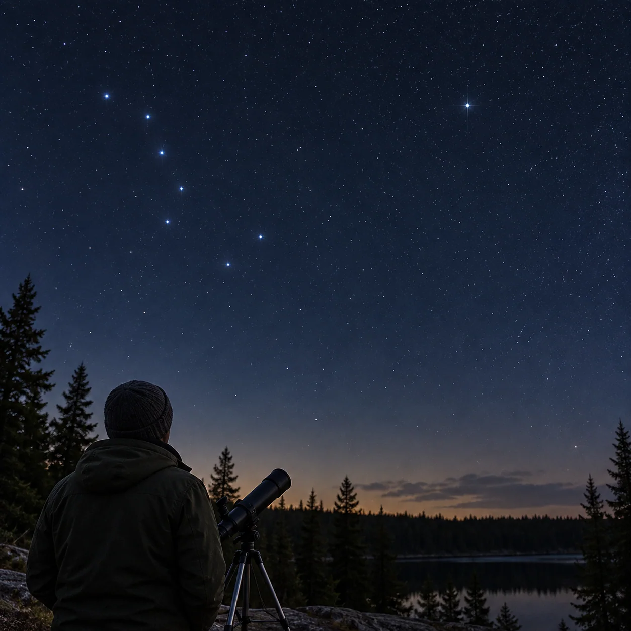 Big Dipper to Polaris: A Northern-Sky Direction Check