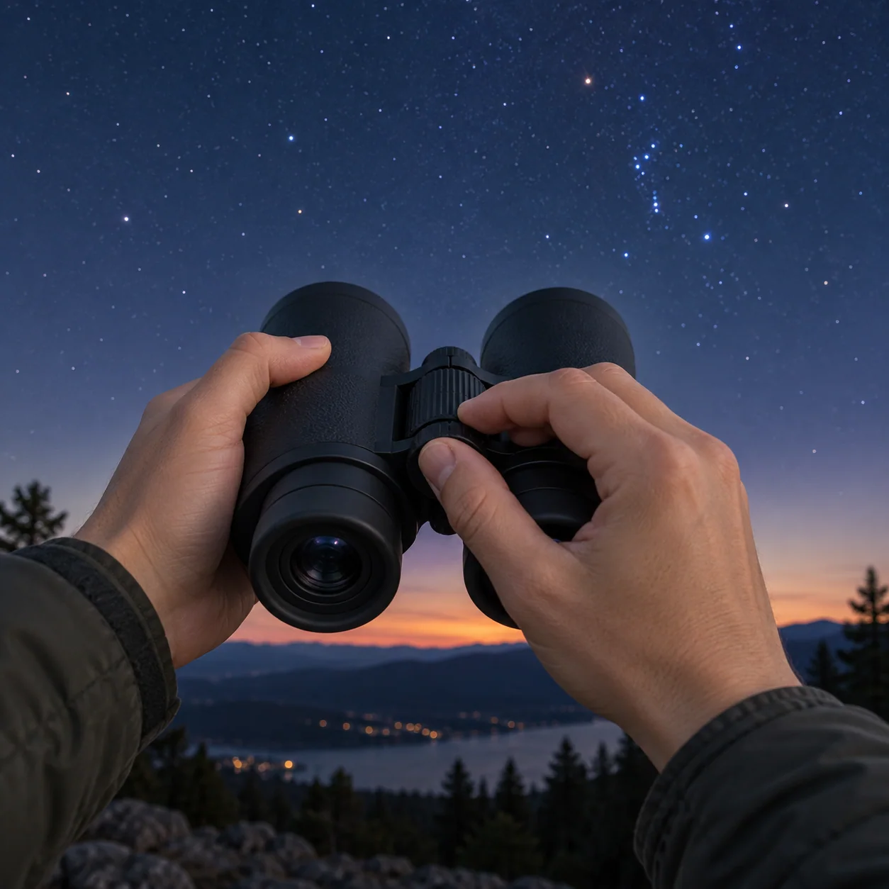 Focus Astronomy Binoculars One Eye at a Time