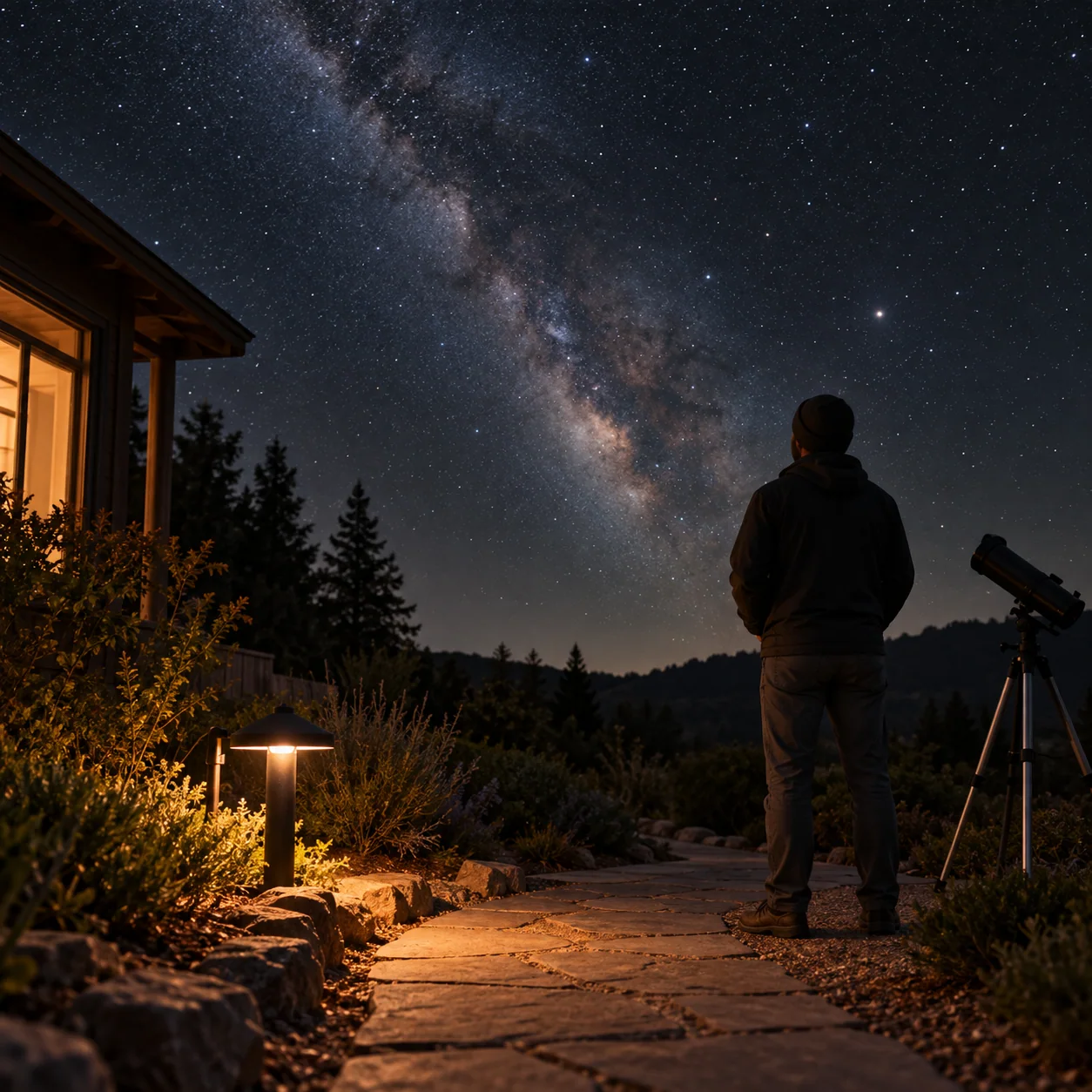 Keep Your Night Vision While Stargazing at Home
